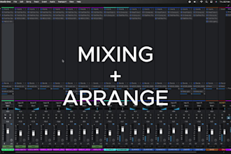 mix mastering song for single, album, cover, youtube
