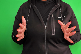 be a professional spokesperson offering green screen as well