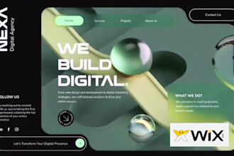 3d animated wix studio website 3d interactive landing page wix spline, ecommerce