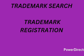 do trademark search and trademark registration for your brand name and logo