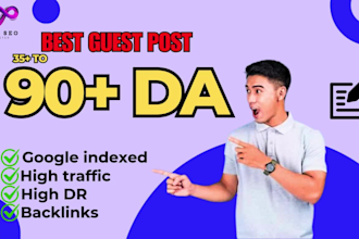 do technology guest post in old domains with 90da to 35da