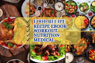 design workout, nutrition recipe ebook food recipe canva ebook medical,freebie,