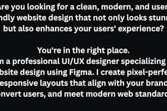 create your website design