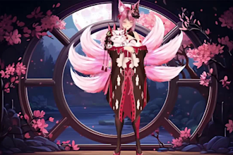 custom 2d vtuber model or do live2d model commission or vtuber rigging