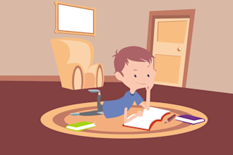 make a 2d cartoon animation video,video, cartoon animation