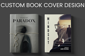create custom book and ebook cover design