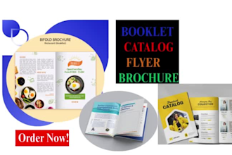design business brochure, bifold trifold booklet  canva ebook, proposal medical