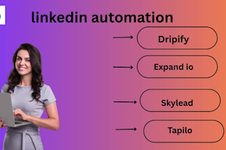 automate linkedin campaign dripify io sales lead generation b2b crm integration