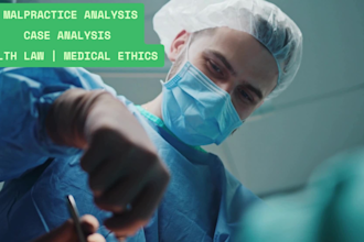 write, research, and analyze health law, medical law, ethics, and malpractice