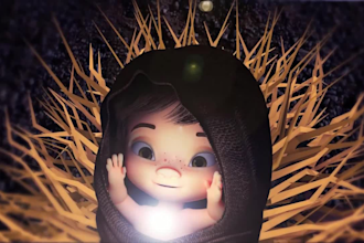 short animated christmas advert, christmas animation video, 3d cartoon animation