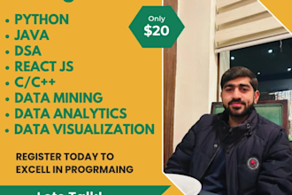 teach online coding lessons in python, java, cpp, c, javascript and dsa