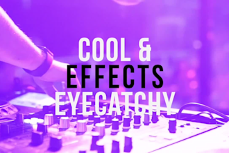 do expert music video editing and wedding video editing