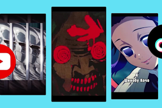 edit anime style tiktok or youtube shorts with subtitles and effects