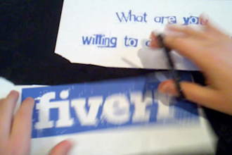 make a Ransom Note Video with your Ad or Message