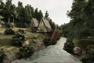 3d architecture animation video,model,design