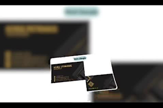 design professional and modern business cards