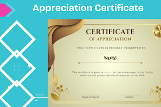 design certificates in 24 hours