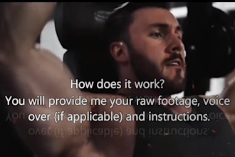 edit gym and sports reels and videos