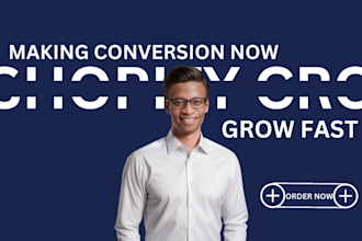do shopify marketing, shopify cro, conversation rate optimization to boost sales
