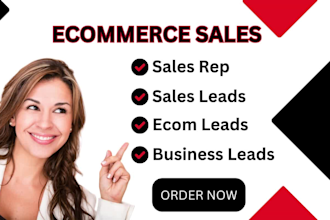do sales closer sales person sales agent virtual assistant with b2b sales leads