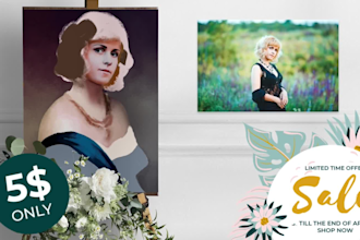 do custom digital oil portrait, pets, family photo