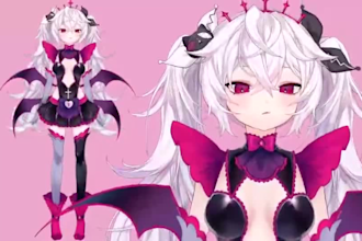 create live2d vtuber naruto buruto animations and stream overlays