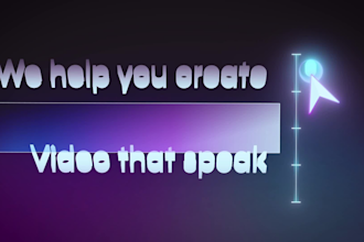 create unique saas, tech or ai motion graphics video
