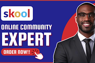design and build your skool online community, skool online course setup on skool