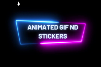 convert video or images to animated gifs or instagram sticker or emojis