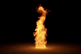 realistic 3d fire simulation, fire, smoke, particles vfx, fire explosion effects