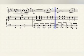 transcribe music audio to sheet music
