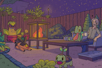 draw and animate you as a pokemon trainer and your team
