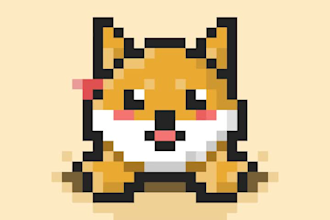 make pixel art characters