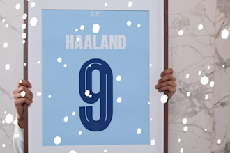 design football jersey back poster with any name and number