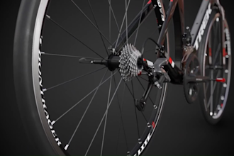 create assembly 3d bicycle animation exploded view and 3d product animation