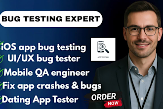 20 app tester, bug testing  android ios app qa testing dating app troubleshoot