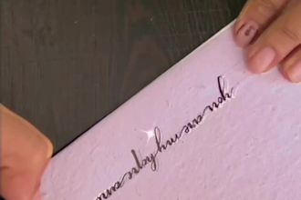 create beautiful handwritten letters and invites in calligraphy