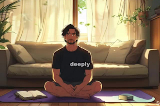 create immersive zen motivational videos with storytelling and animation