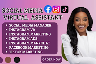 be your social media virtual assistant instagram VA instagram manychat