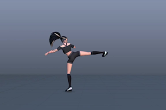 rig and animate 3d character professionally in blender, maya, zbrush