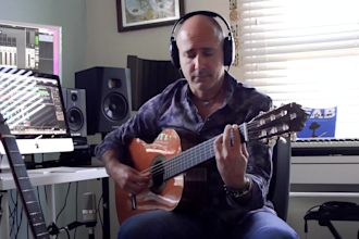 record classical, electric, and acoustic guitars