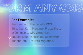 migrate from any cms to wordpress or shopify