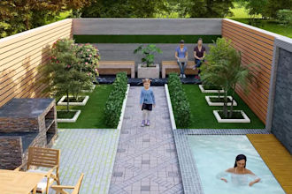do landscspe design, backyard design, garden design or roof top design