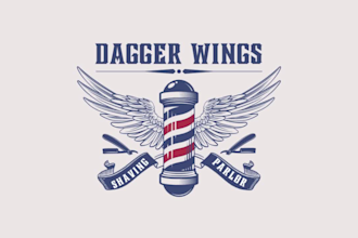 design an awesome retro vintage logo and badges