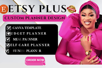 professional author writing planner project and marketing custom planner design