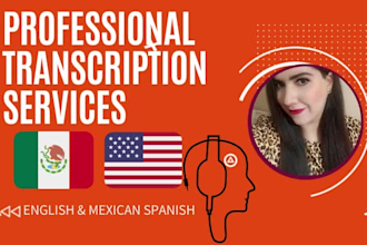 transcribe mexican spanish and english