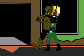 animated, cartoon music video