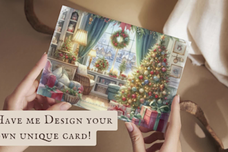 create custom card designs for you