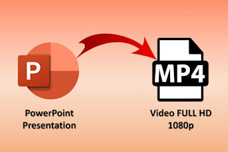 convert powerpoint presentation to video mp4 full HD