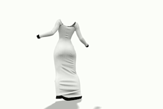 3d garment mockup, rendering, and animation